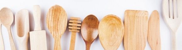 Cómo limpiar las cucharas de madera