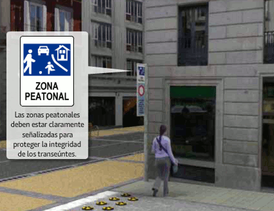 Zonas peatonales